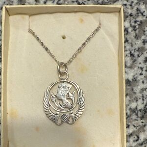 Elegant Silver Pendant Necklace